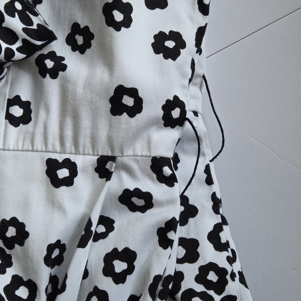 Donna Morgan Black and White Floral Dress - Picture 8 of 12